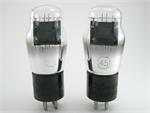 RCA 45 triode - engraved base, matched pair