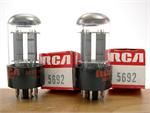 5692 Sylvania made RCA label - premium matched pair