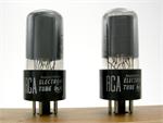 6V6GT RCA - premium matched pair, gray glass