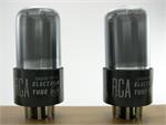 RCA 6SN7GT - gray glass, matched pair