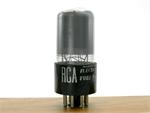 6SN7GT RCA - gray glass, staggered black plates