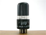 6SN7GT National Union - black glass, staggered black plates