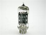Matsushita 12AU7A - gray plates, halo getter, organ stock