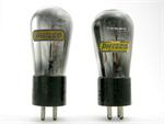 71A Philco Triode - globe bottles, matched pair