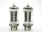 12AX7 GE - premium matched pair, long plates, halo getter