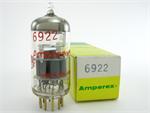 Amperex 6922 / E88CC - gold pins, red globe label