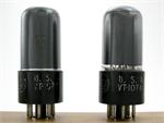 RCA VT-107-A / 6V6GT/G - gray glass, matched pair