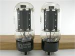 RCA 6L6GB - matched pair, black plates
