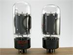 RCA 6L6GC - matched pair, black plates