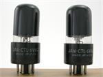 6V6GT Tung-Sol JAN-CTL - premium matched pair, black glass