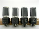 RCA 6V6GT - gray glass, matched quad