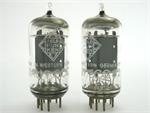 Telefunken ECC82 / 12AU7 - premium matched pair, smooth plates
