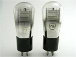 RCA 71A triode - globe bottles, matched pair